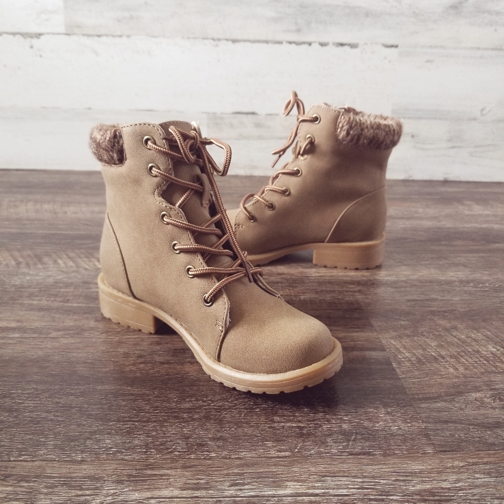 Girls Combat Boot 12c